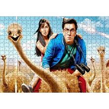 Cakapuzzle Devekuşları Adam ve Kız 120 Parça Ahşap Puzzle