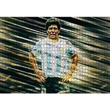 Cakapuzzle Diego Maradona Arjantin Fırtınası 120 Parça Ahşap Puzzle