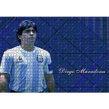 Cakapuzzle Diego Maradona Arjantin Milli Takımı Kaptanı 120 Parça Ahşap Puzzle