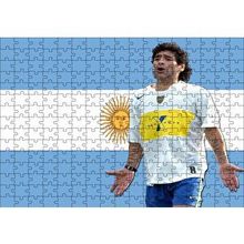 Cakapuzzle Diego Maradona Buka Junior Takımında 120 Parça Ahşap Puzzle