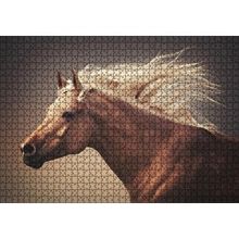 Cakapuzzle Dijital Sanat Kahverengi At Görseli 120 Parça Puzzle