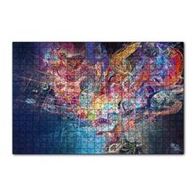 Cakapuzzle Dijital Soyut Hayal Gördüren Resim 120 Parça Ahşap Puzzle