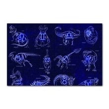 Cakapuzzle Dinozorlu Burç Sembolleri Neon 120 Parça Ahşap Puzzle