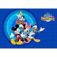 Cakapuzzle Disney Büyülü Dünya Mickey Mouse Çizgi Film 120 Parça Ahşap Puzzle