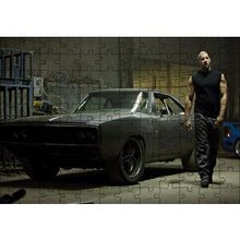 Cakapuzzle Dodge Viper ve Dom 120 Parça Ahşap Puzzle