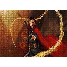 Cakapuzzle Doktor Strange ve Alev Kırbacı 120 Parça Ahşap Puzzle