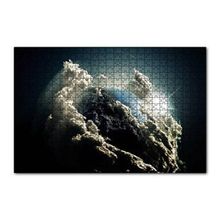 Cakapuzzle Dünya Güneş ve Beyaz Bulutlar 120 Parça Ahşap Puzzle
