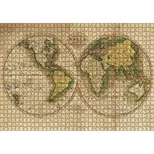 Cakapuzzle Dünya Haritası Görseli 120 Parça Ahşap Puzzle