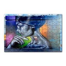 Cakapuzzle Duvar Boyama Genç Kadın Profil 120 Parça Ahşap Puzzle