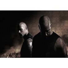 Cakapuzzle Dwayne Johnson ve Vin Diesel 120 Parça Ahşap Puzzle