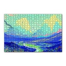 Cakapuzzle Ebruli Doğası Akarsu Ova 120 Parça Ahşap Puzzle
