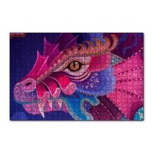 Cakapuzzle Ejderha Renk Yaması 120 Parça Ahşap Puzzle