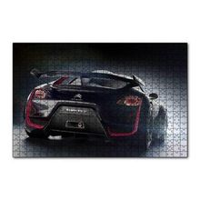 Cakapuzzle Elektrikli Siyah Citroen Survolt Arka Görünüş 120 Parça Ahşap Puzzle