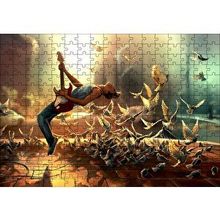 Cakapuzzle Elektrogitar Güvercinler Güneş 120 Parça Puzzle