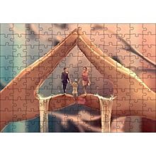 Cakapuzzle Eller Arasındaki Aile 120 Parça Ahşap Puzzle