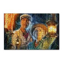 Cakapuzzle Emily Blunt Dwayne Johnson Fenerleriyle 120 Parça Ahşap Puzzle