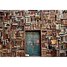 Cakapuzzle Eski Kitaplarla Örülü Ev 120 Parça Ahşap Puzzle