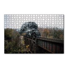 Cakapuzzle Eski Köprü ve Buharlı Kara Tren 120 Parça Ahşap Puzzle