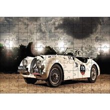Cakapuzzle Eski Model Yarışta Otomobil 120 Parça Ahşap Puzzle