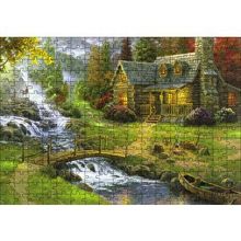 Cakapuzzle Ev Dere Ceylan Doğa 120 Parça Ahşap Puzzle