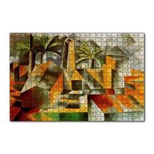 Cakapuzzle Factory at Horto de Ebro 1909 by Pablo Picasso 120 Parça Ahşap Puzzle