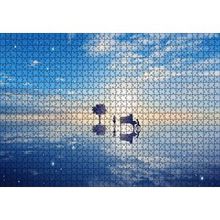 Cakapuzzle Fantastik Ortam Piyanist ve Kemancı Kız 120 Parça Ahşap Puzzle