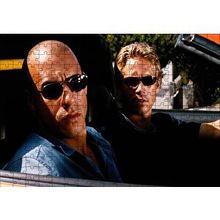 Cakapuzzle Fast and Furious Walker ve Diesel Yarışıyor 120 Parça Ahşap Puzzle