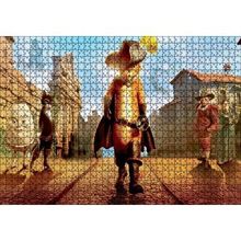 Cakapuzzle Film Çizmeli Kedi Kahramanlar Yapboz MDF Puzzle