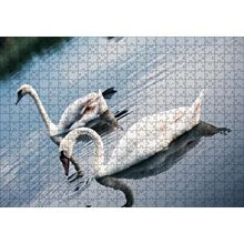 Cakapuzzle Fırtına Çocuk ve Pelikan 120 Parça Ahşap Puzzle