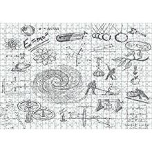 Cakapuzzle Fizik Formülleri Ve Fizik Kuralları Eskiz Çizimleri 120 Parça Ahşap Puzzle