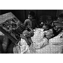 Cakapuzzle Frida Kahlo Yatakta Resim 120 Parça Ahşap Puzzle