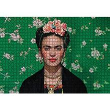 Cakapuzzle Frida Kahlo Yeşil Zeminde 120 Parça Ahşap Puzzle