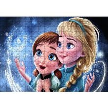 Cakapuzzle Frozen Küçük Prensesler 120 Parça Ahşap Puzzle