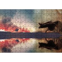 Cakapuzzle Game of Thrones Ejderhayla Savaş 120 Parça Ahşap Puzzle