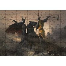 Cakapuzzle Game of Thrones Savaşan Şövalyeler 120 Parça Ahşap Puzzle