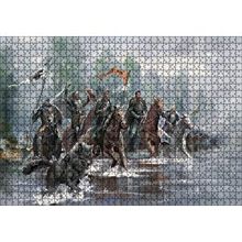 Cakapuzzle Game Of Thrones Savaşı Animasyon Görseli 120 Parça Ahşap Puzzle