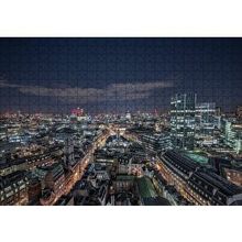 Cakapuzzle Gece Şehir Manzarası 120 Parça Ahşap Puzzle