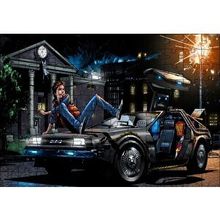 Cakapuzzle Geleceğe Dönüş Marty İllüstrasyon Görseli 120 Parça Ahşap Puzzle