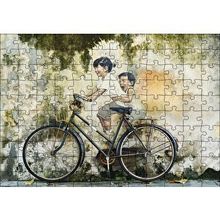 Cakapuzzle Gerçek Sanal Duvar Resmi Çocuklar 120 Parça Ahşap Puzzle