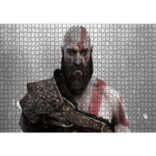 Cakapuzzle God of War Kratos 120 Parça Ahşap Puzzle