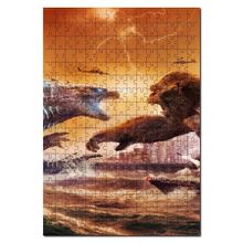 Cakapuzzle Godzilla Kong Kral Kong Görsel Mdf 255 Parça Puzzle