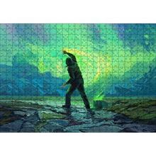 Cakapuzzle Gökyüzünü Boyayan Adam 120 Parça Ahşap Puzzle