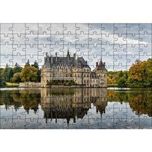 Cakapuzzle Göl Kıyısındaki Görkemli Şato 120 Parça Ahşap Puzzle