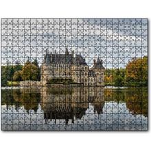 Cakapuzzle Göl Kıyısındaki Görkemli Şato Mdf 120 Parça Puzzle