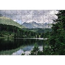 Cakapuzzle Göl Orman Dağ 120 Parça Ahşap Puzzle