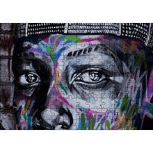 Cakapuzzle Grafiti Gözler Sokak Sanatı Görsel 120 Parça Ahşap Puzzle