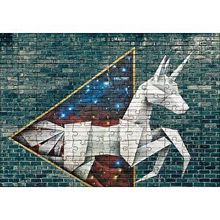 Cakapuzzle Grafiti Origami Sokak Sanatı Görseli 120 Parça Ahşap Puzzle