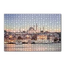 Cakapuzzle Haliçte Vapurlar ve Arkada Camiler 120 Parça Ahşap Puzzle