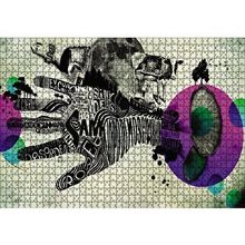 Cakapuzzle Hand Fingers Surrealism 120 Parça Ahşap Puzzle