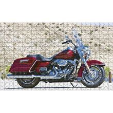 Cakapuzzle Harley Davidson Bordo Motorsiklet 120 Parça Ahşap Puzzle